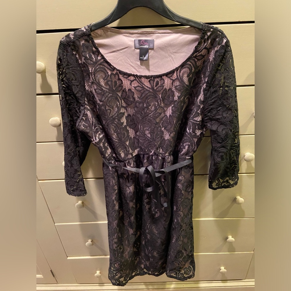 Valentine Party Dress-Maternity Dress by Motherhood Sz L